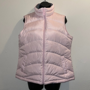 Lands' End Girl's 10-12 Pink‎ Puffer Vest